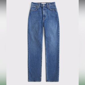 Abercrombieombie 90’s Straight Mid-Wash Blue size 25/0